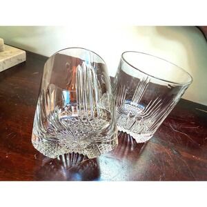 Bormioli Rocco Selecta Crystal Whiskey Glasses Made in Italy Set of 2 8oz
